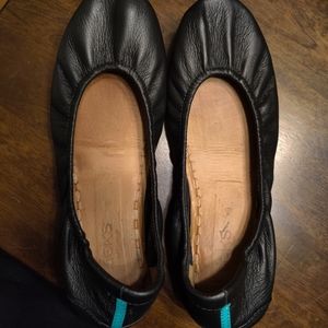 Matte black Tieks, size 8